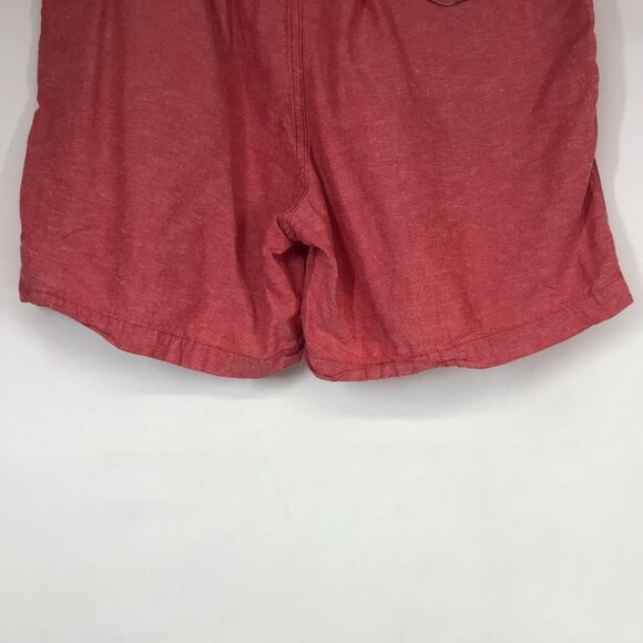 CHUBBIES -MEN'S XXL - RED BUTTON ELASTIC WAIST COTTON BLEND SHORTS - Picture 6 of 9